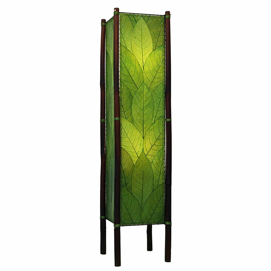 Fortune Large Floor Lamp — Made with Cocoa Leaves | Artisans.
