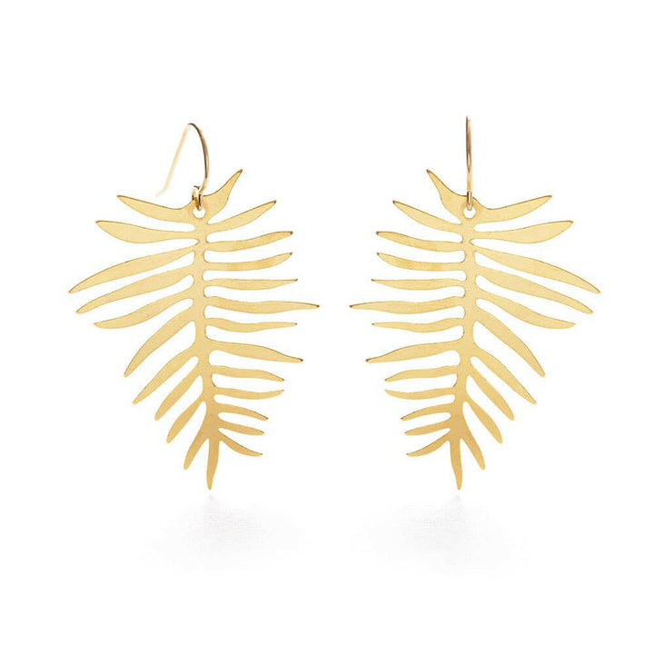 Areca Palm Drop Earrings | Artisans.