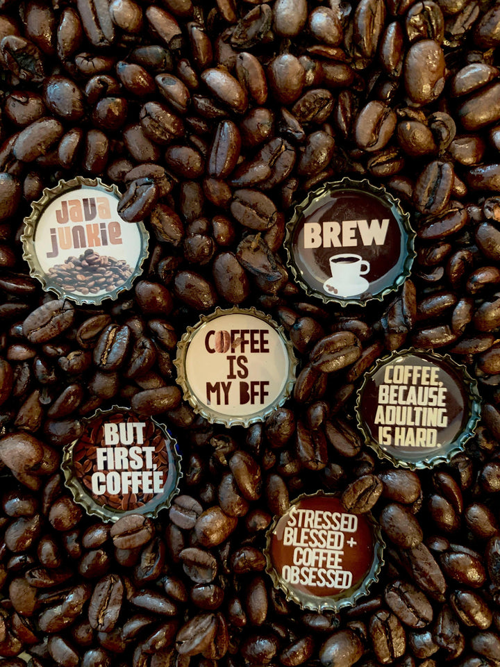 Bottlecap Magnet 6-packs in Themed Collections | Artisans.