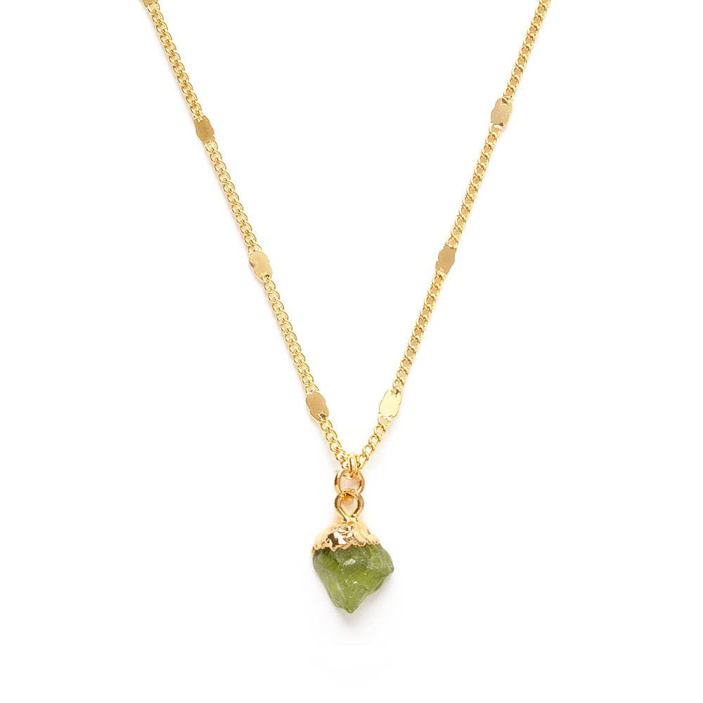 Raw Cut Gemstone Necklaces | Artisans.