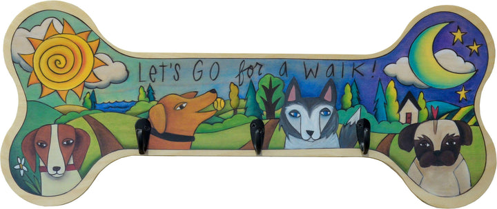 Dog Leash Rack Wall Hook Organizer | Artisans.