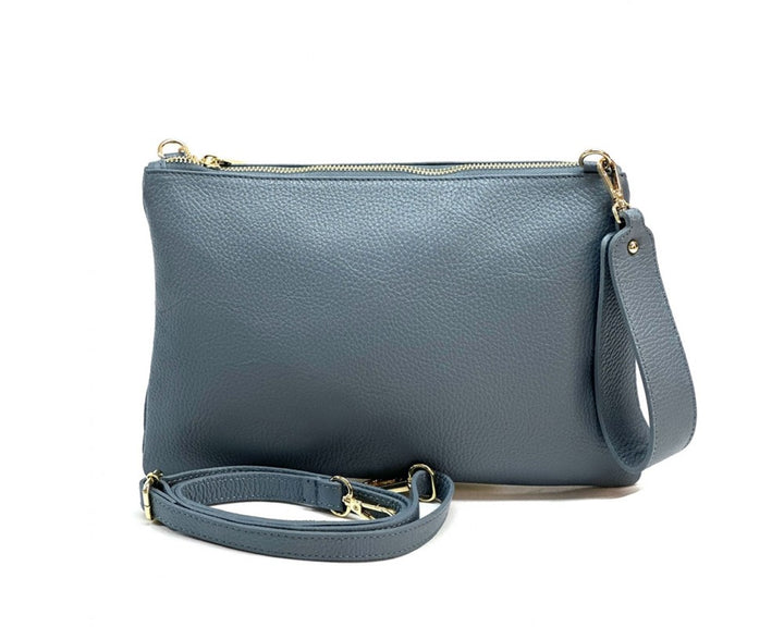 Aria Italian Leather Pochette - Assorted Colors