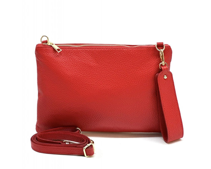 Aria Italian Leather Pochette - Assorted Colors