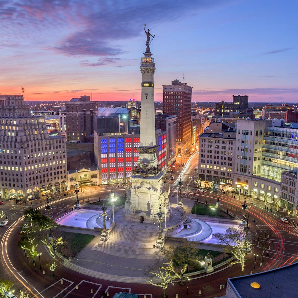 Indianapolis Landmarks Small Wooden Jigsaw Puzzle Collection | Artisans.
