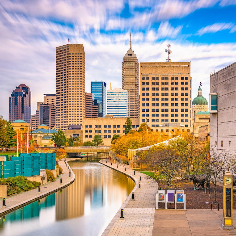 Indianapolis Landmarks Small Wooden Jigsaw Puzzle Collection | Artisans.