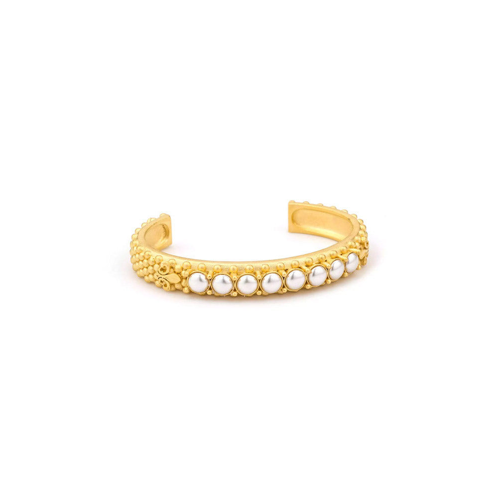 FDL Gold Bangle Bracelet | Artisans.