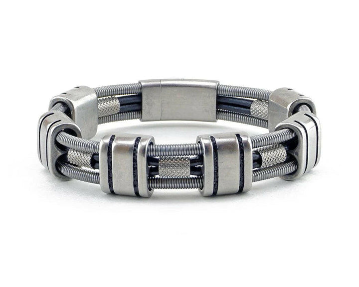 Barry Recycled Bass Guitar String Bracelet | Artisans.