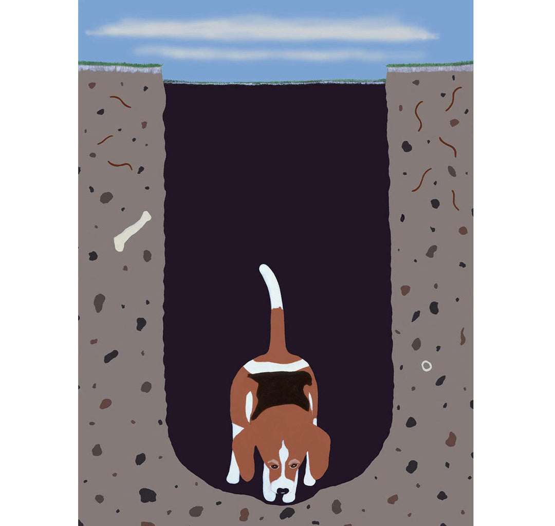 Beagle "One Beagle One Afternoon" Whimsical Limited Edition Print | Artisans.