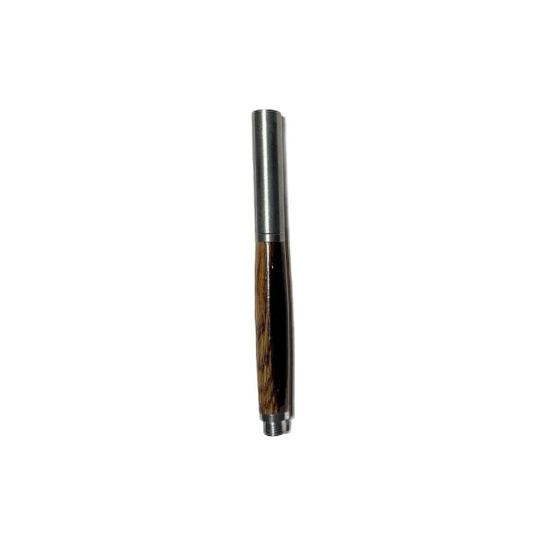 Roots & Jones Bourbon Barrel Stainless Steel Rollerball Pen | Artisans.
