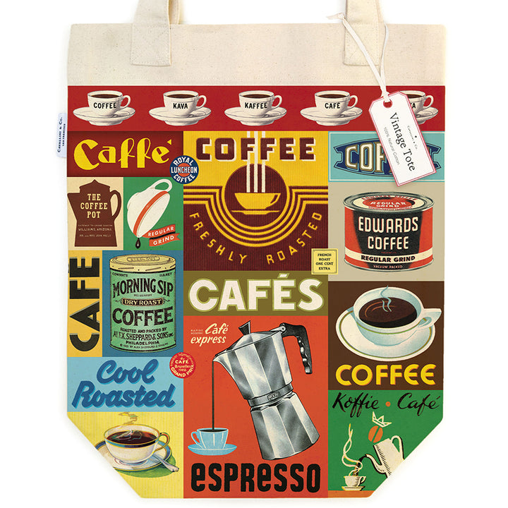 Cavallini Canvas Tote Bag