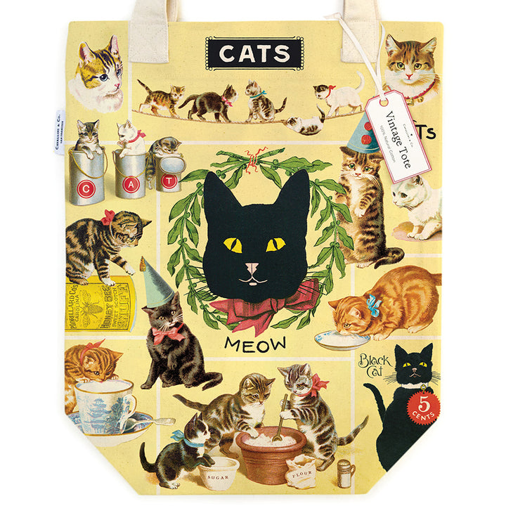 Cavallini Canvas Tote Bag