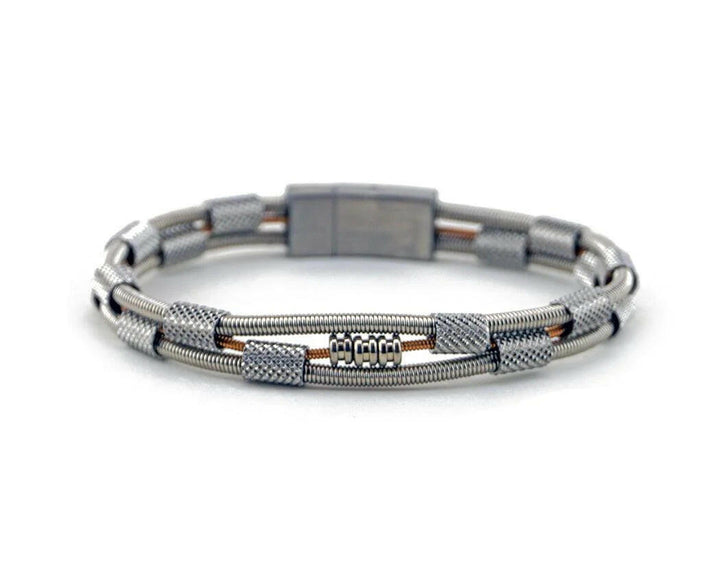 Dave Recycled Bass Guitar String Bracelet | Artisans.