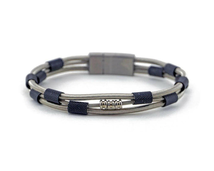 Dave Recycled Bass Guitar String Bracelet | Artisans.