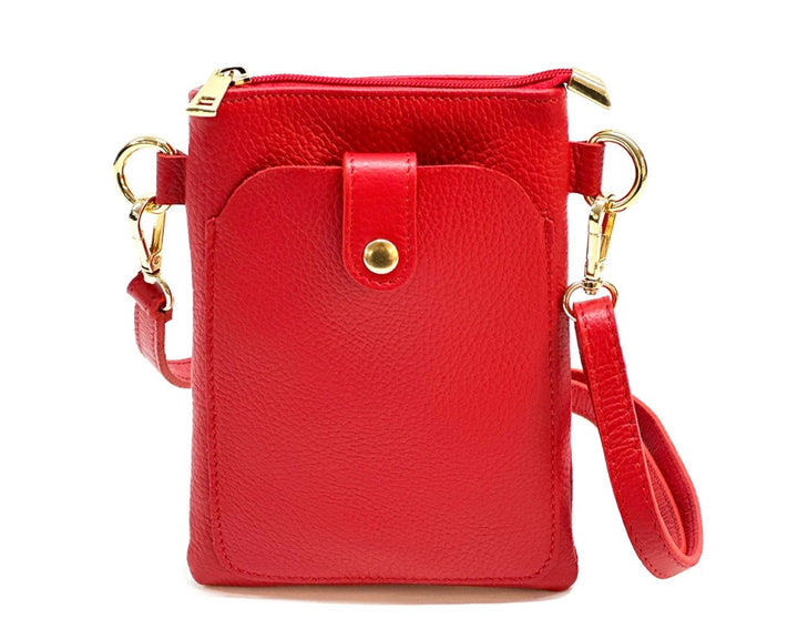 Essence Italian Leather Crossbody Bag - Assorted Colors