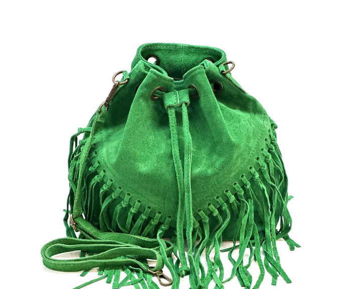 Rave Suede Bucket Bag - Assorted Colors