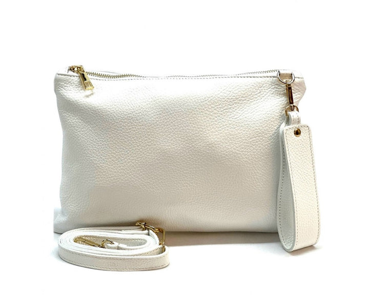Aria Italian Leather Pochette - Assorted Colors