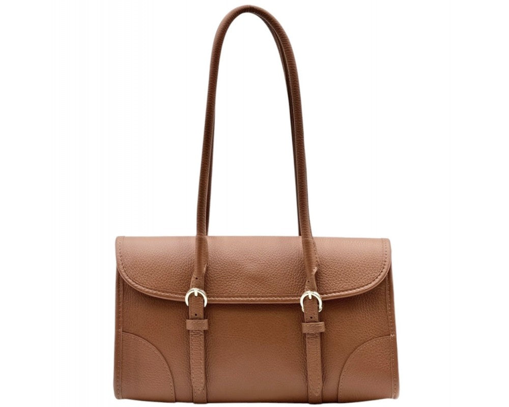 Ava Italian Leather Shoulder Bag - Assorted Colors
