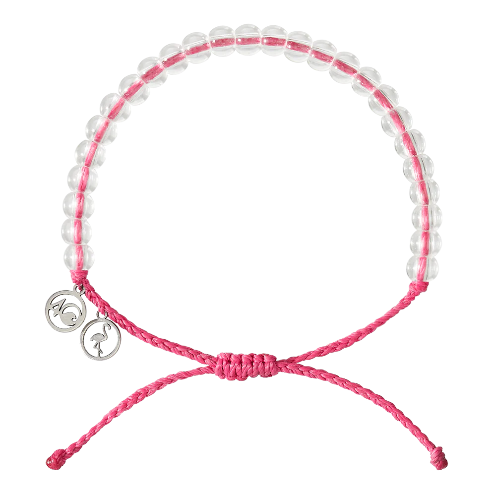4ocean Flamingo Beaded Bracelet | Artisans.