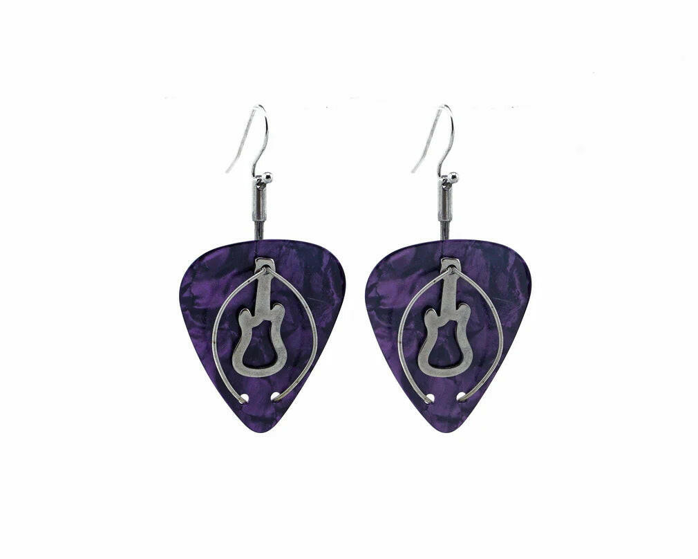 Guitar Pick Earrings | Artisans.