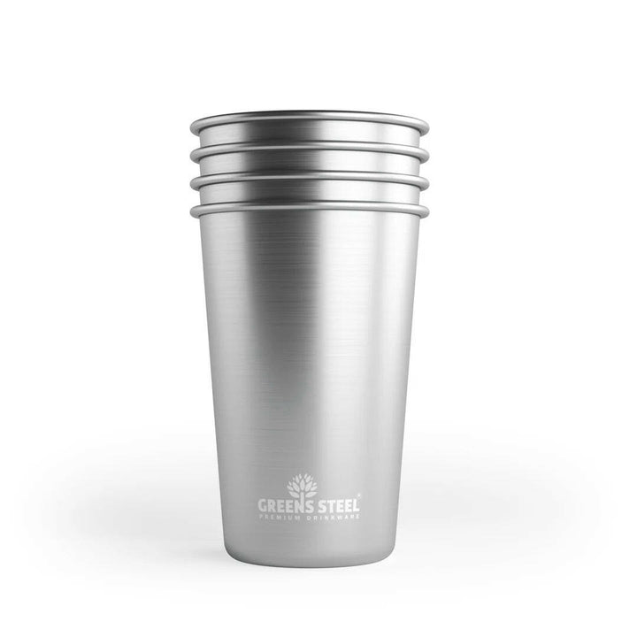 Reusable Stainless Steel Cups 4-Pack | Artisans.