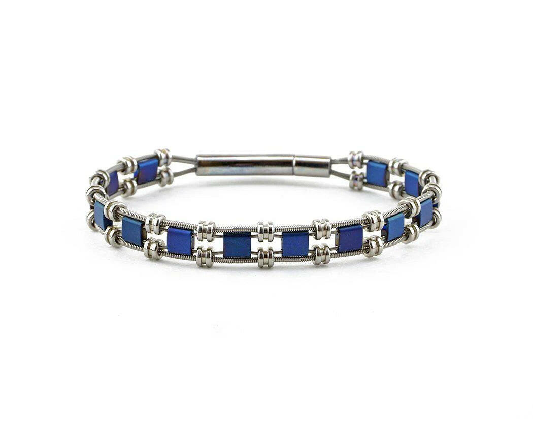 Grace Recycled Guitar String Bracelet | Artisans.