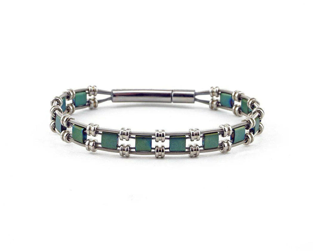 Grace Recycled Guitar String Bracelet | Artisans.