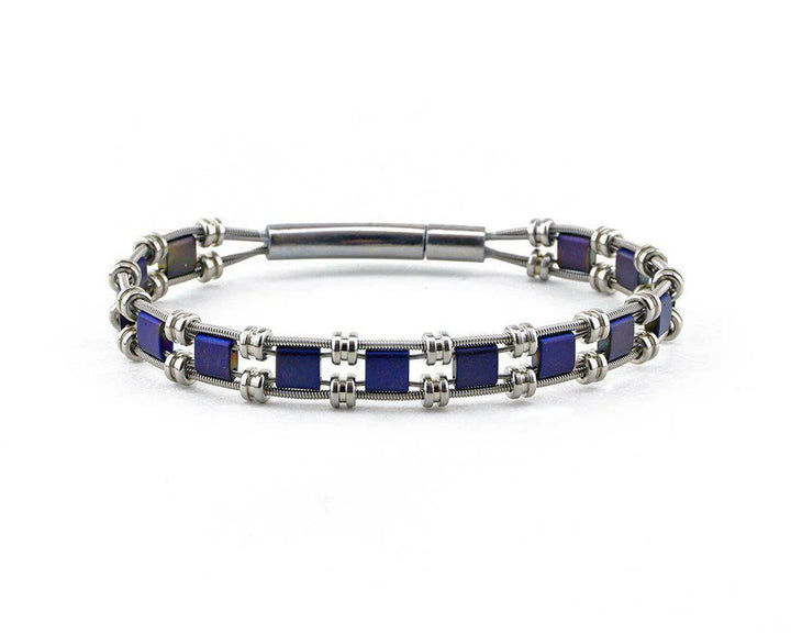 Grace Recycled Guitar String Bracelet | Artisans.