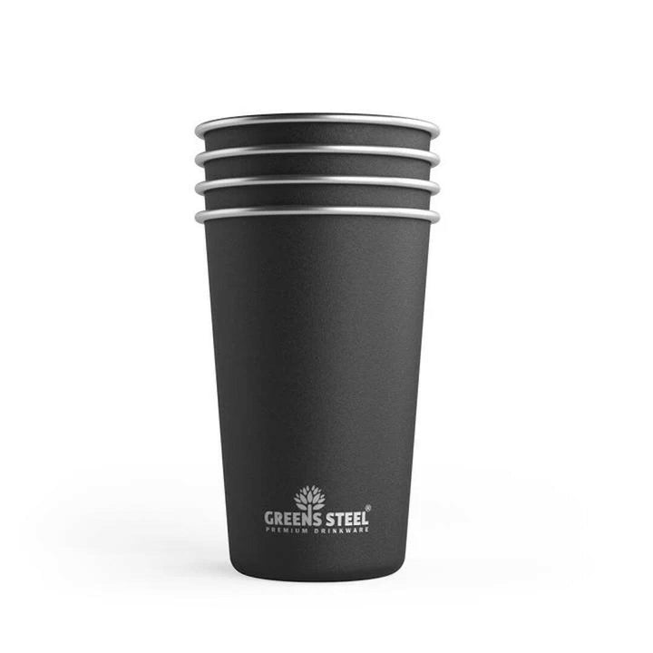 Reusable Stainless Steel Cups 4-Pack | Artisans.