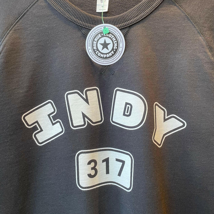Indy 317 Unisex Organic Cotton French Terry Crewneck | Artisans.