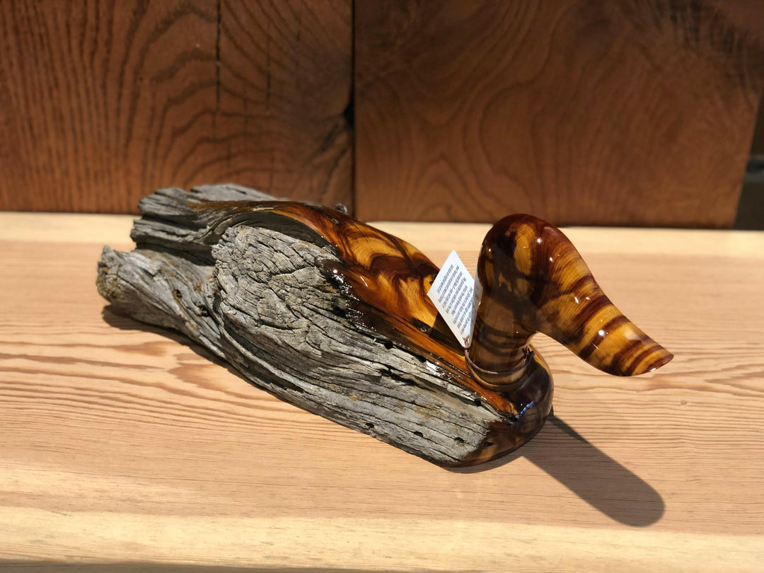 Hand-carved Wood Duck | Artisans.