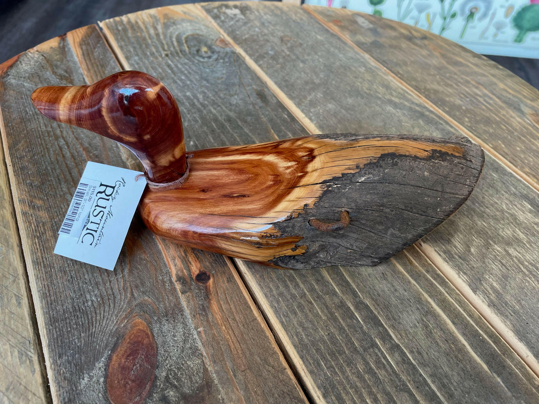 Hand-carved Wood Duck | Artisans.