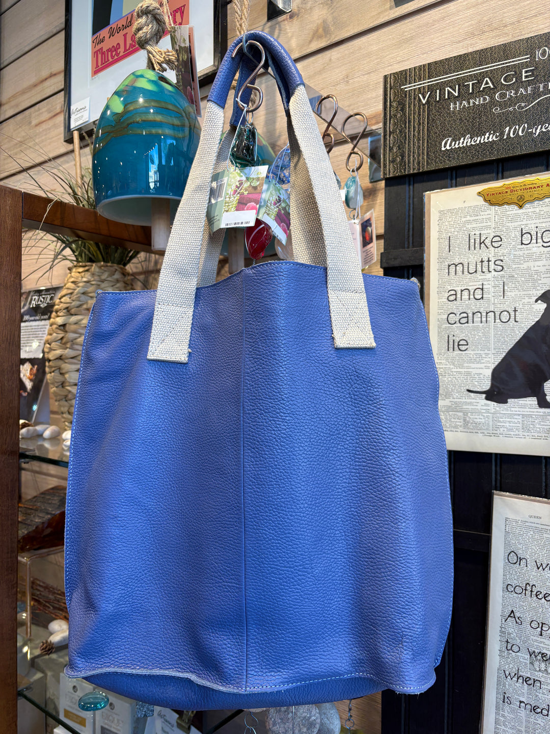 Lucy Italian Leather Tote — Assorted Styles