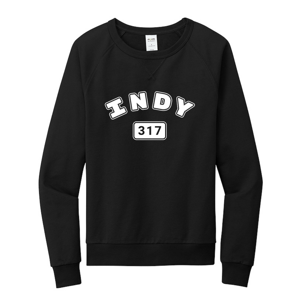 Indy 317 Unisex Organic Cotton French Terry Crewneck | Artisans.