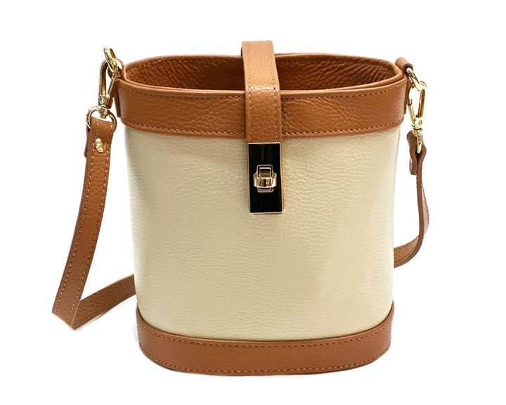 Bolso cubo Jewel de piel italiana - Varios colores