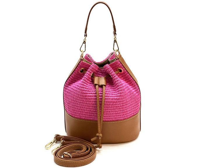 Kona Leather Bucket Bag - Assorted Colors