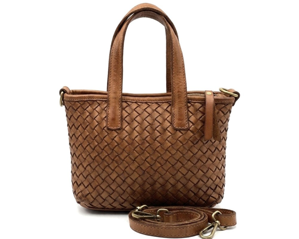 Raven Italian Quilted Leather Hobo Bag