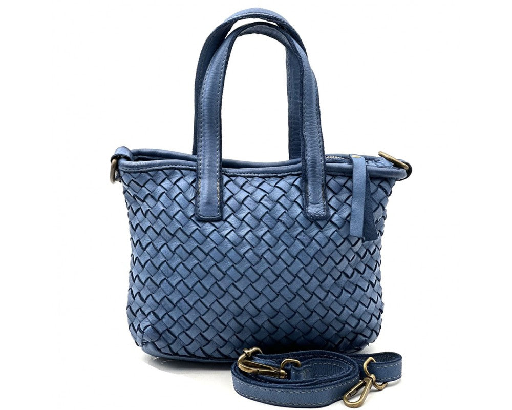 Raven Italian Quilted Leather Hobo Bag