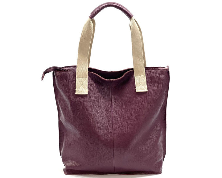 Lucy Italian Leather Tote — Assorted Styles