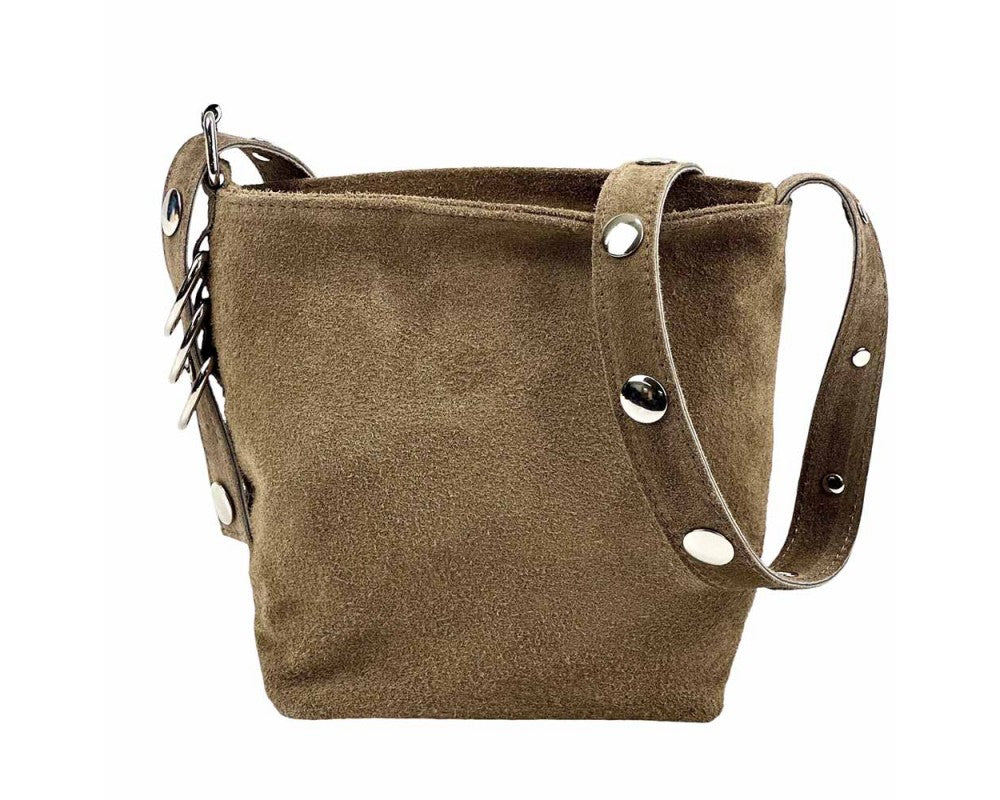 Zia Italian Suede Shoulder Bag - Assorted Colors