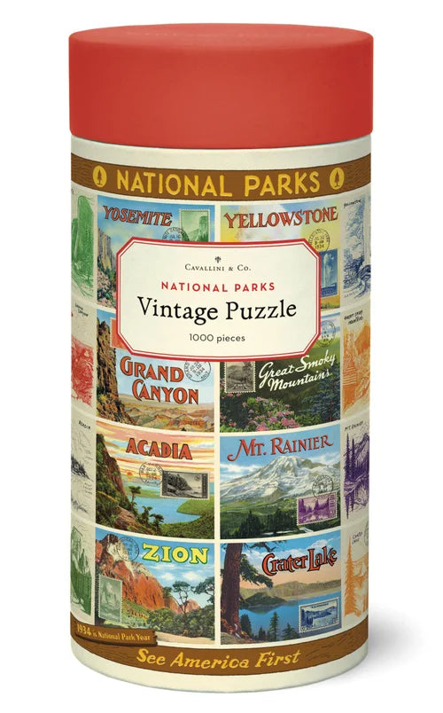 Cavallini Vintage 1,000 Piece Jigsaw Puzzle Collection | Artisans.