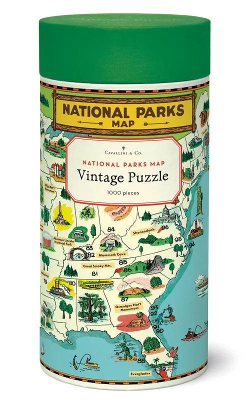 Cavallini Vintage 1,000 Piece Jigsaw Puzzle Collection | Artisans.