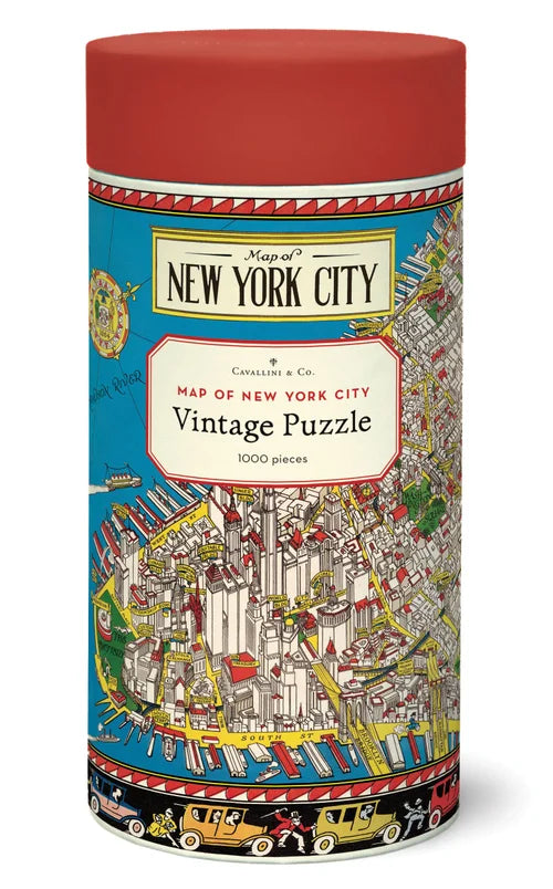 Cavallini Vintage 1,000 Piece Jigsaw Puzzle Collection | Artisans.