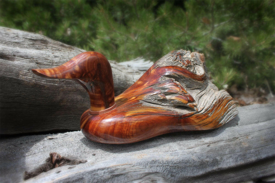Hand-carved Wood Duck | Artisans.