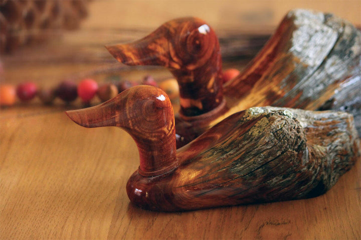 Hand-carved Wood Duck | Artisans.