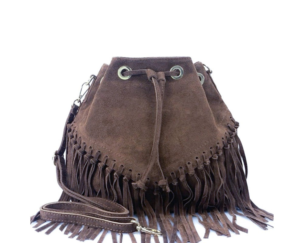 Rave Suede Bucket Bag - Assorted Colors