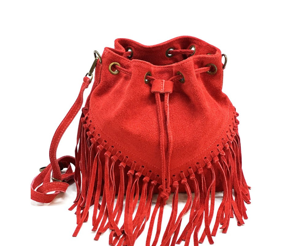 Rave Suede Bucket Bag - Assorted Colors