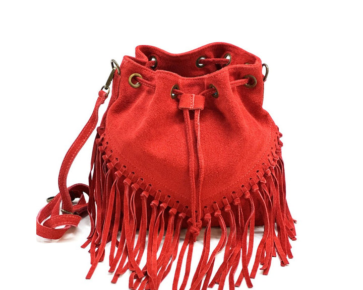 Rave Suede Bucket Bag - Assorted Colors
