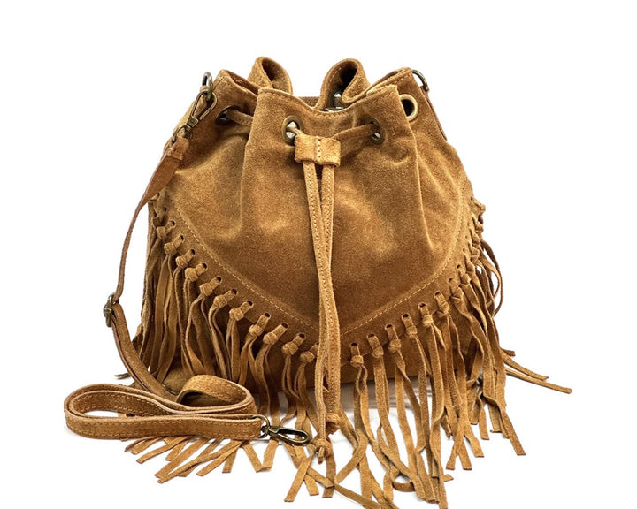 Rave Suede Bucket Bag - Assorted Colors