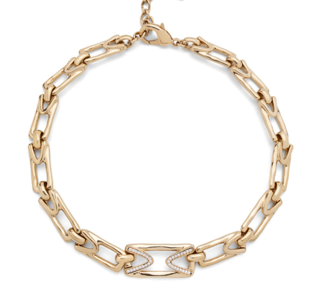 UNOde50 Impressive Topaz Gold Necklace | Artisans.