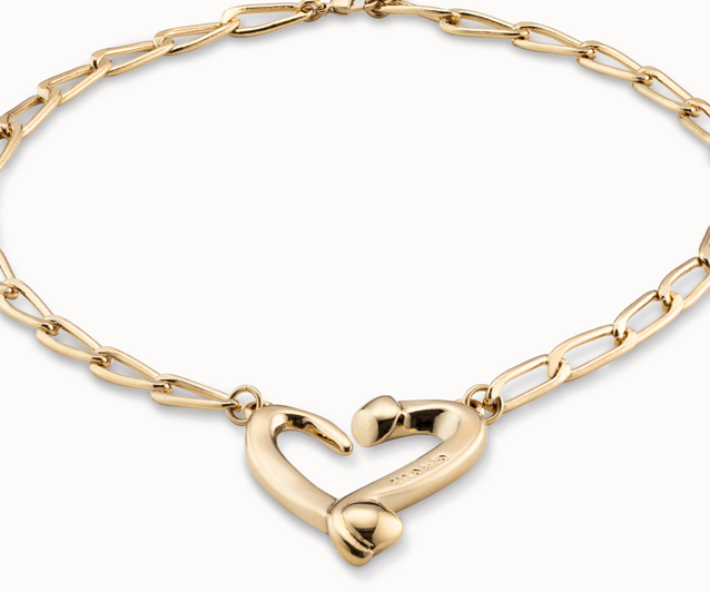 UNOde50 ONE LOVE Gold Necklace | Artisans.